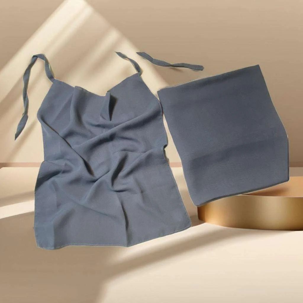 Niqab Set Tie-back Hijab & Niqab Hijab Set Clothifydotpk