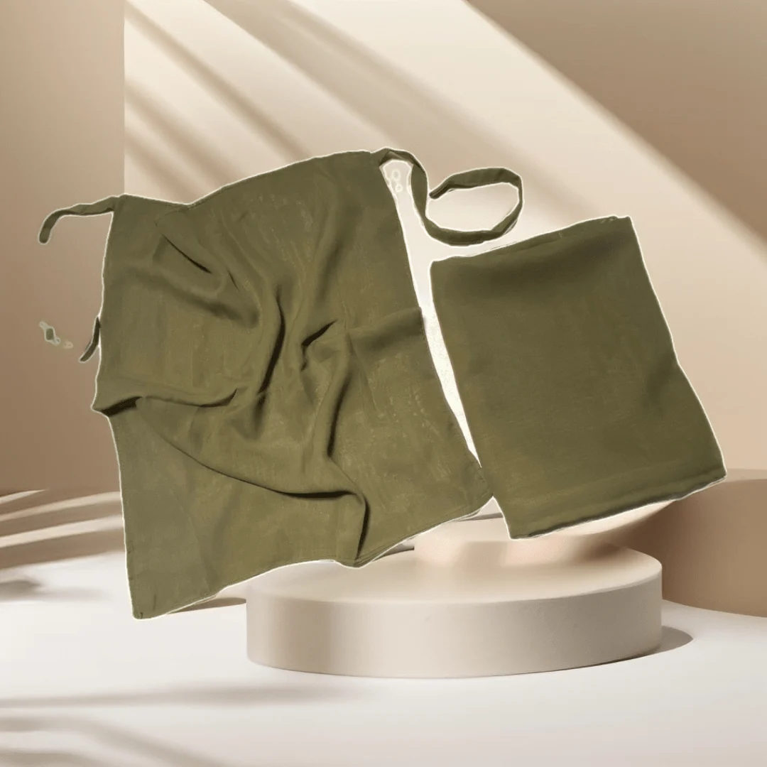 Niqab Set Tie-back Hijab & Niqab Hijab Set Clothifydotpk