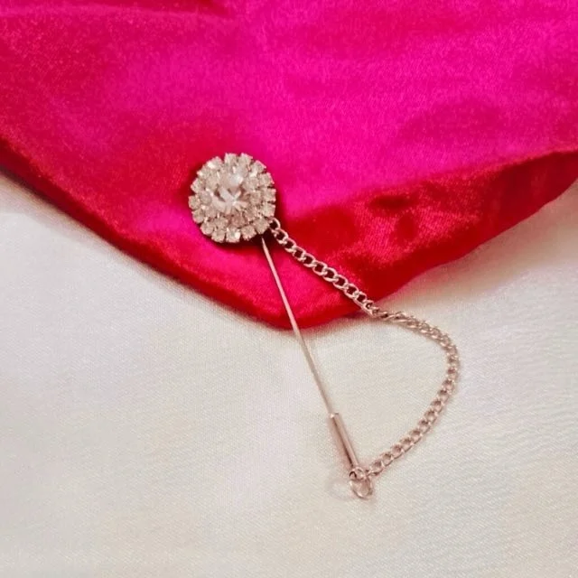 Diamante Brooch Pin