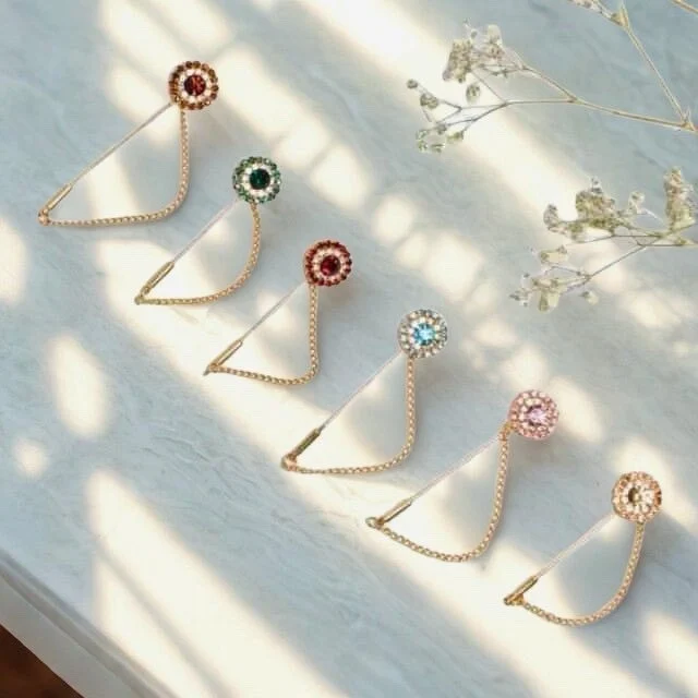 pins0_19821 Diamante Brooch Pin