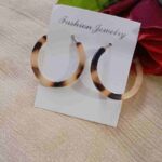 Resin Hoop Earrings