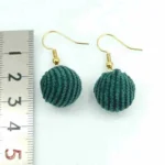 Handmade Crochet Pom-Pom Earrings
