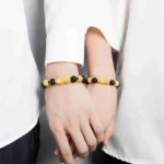 Obsidian Golden Pixiu Bracelet