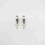 Stainless Steel Cross Earrings