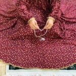 Lace Namaz chadar with sleeves