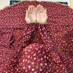 Lace Namaz chadar with sleeves