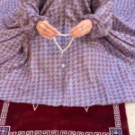 Printed namaz chadar with sleeves