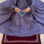 Printed namaz chadar with sleeves