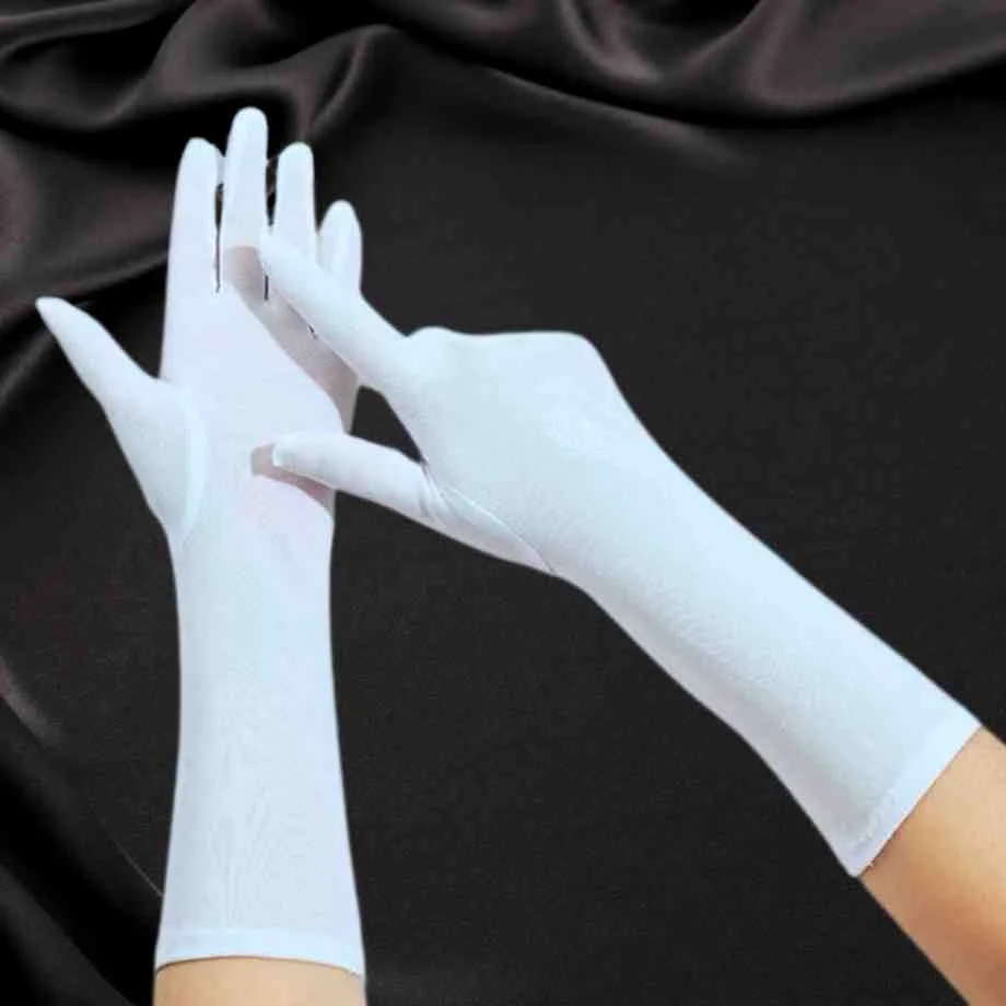 Hijab Gloves White