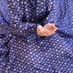 Printed namaz chadar with sleeves