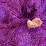 Printed namaz chadar with sleeves