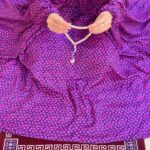 Printed namaz chadar with sleeves