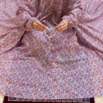 Printed namaz chadar with sleeves