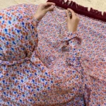 Printed namaz chadar with sleeves