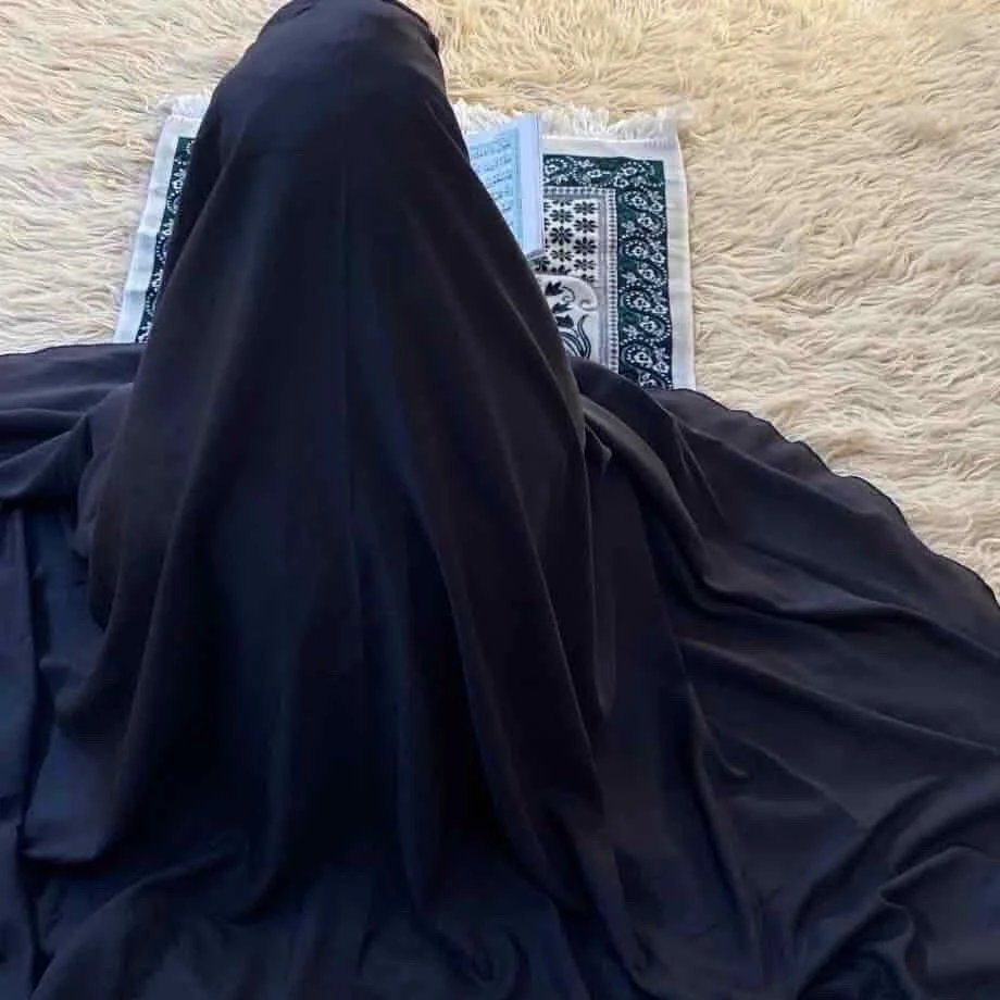 Namaz chadar without sleeves