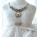 Oxidized Silver Choker Necklace