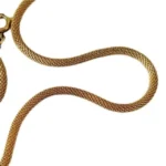 Glam and Gold Metal Mesh Necklace