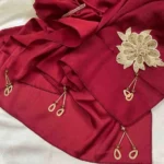 Signature Motif Hijab Crinkle Silk