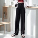 Imported High Slack Lace-Up Pants
