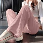 Imported High Slack Wide Leg Pants