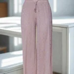 Imported Gold Foil Plazzo Pants