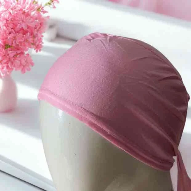 Tie Back Hijab Cap Clothifydotpk