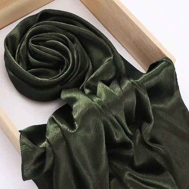 Crinkle Silk Hijab Clothifydotpk