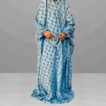 Kids Namaz Chadar with Sleeves Irani Chadar Khimar Kids Arabic Clothifydotpk