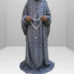 Kids Namaz Chadar with Sleeves Irani Chadar Khimar Kids Arabic Clothifydotpk