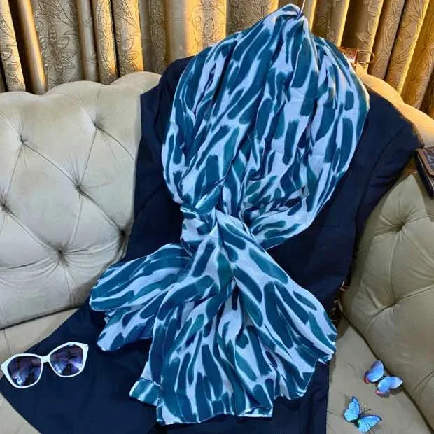 Printed Lawn Hijab Clothifydotpk