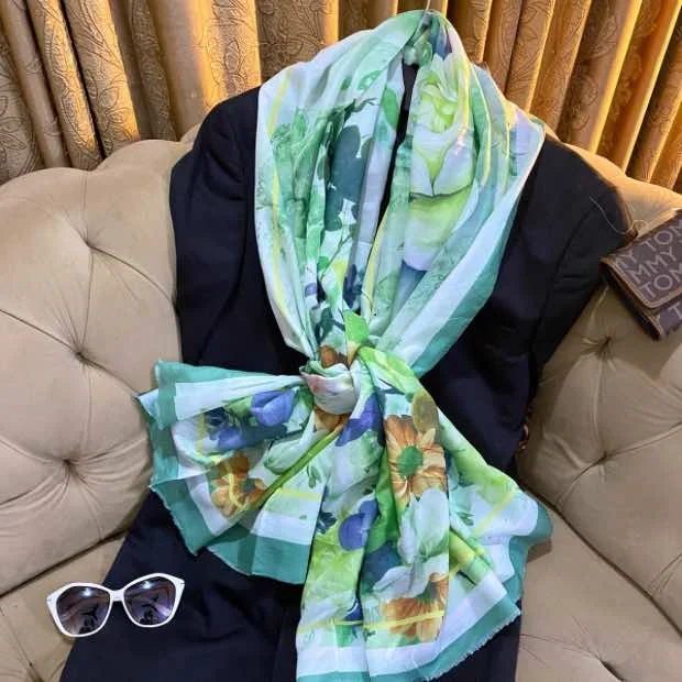 Printed Lawn Hijab Clothifydotpk