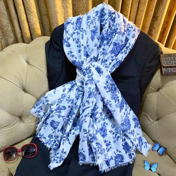 Printed Lawn Hijab Clothifydotpk