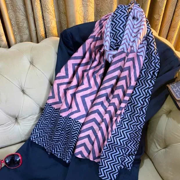 Printed Lawn Hijab Clothifydotpk