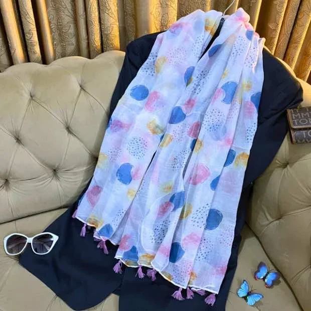 Printed Lawn Hijab Clothifydotpk