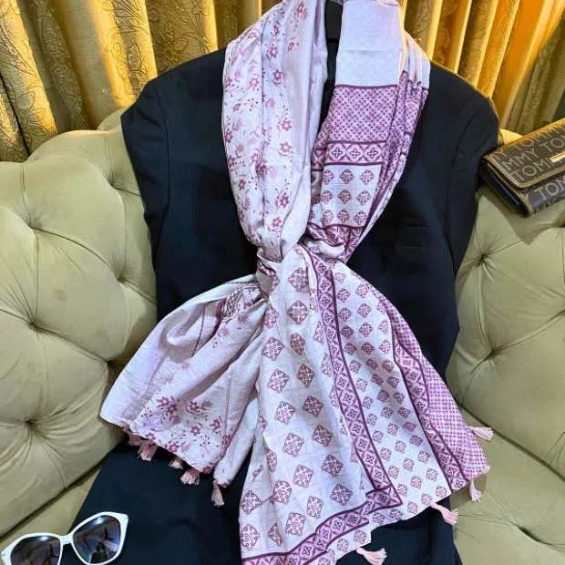 Printed Lawn Hijab Clothifydotpk