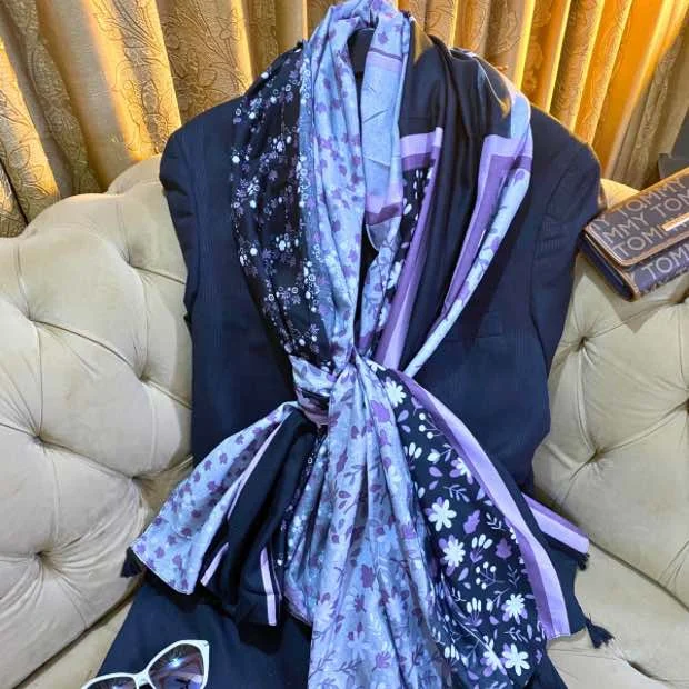 Lawn_6323 - 52 Printed Lawn Hijab Clothifydotpk