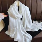 Plain Satin Silk Hijab Clothifydotpk