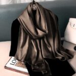 Plain Satin Silk Hijab Clothifydotpk