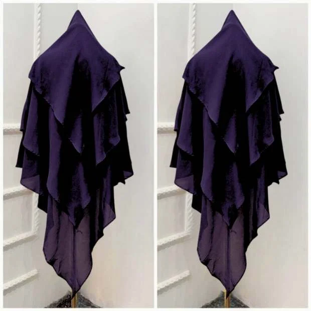 Khimar 3 Layer Three Layer Khimar Clothifydotpk