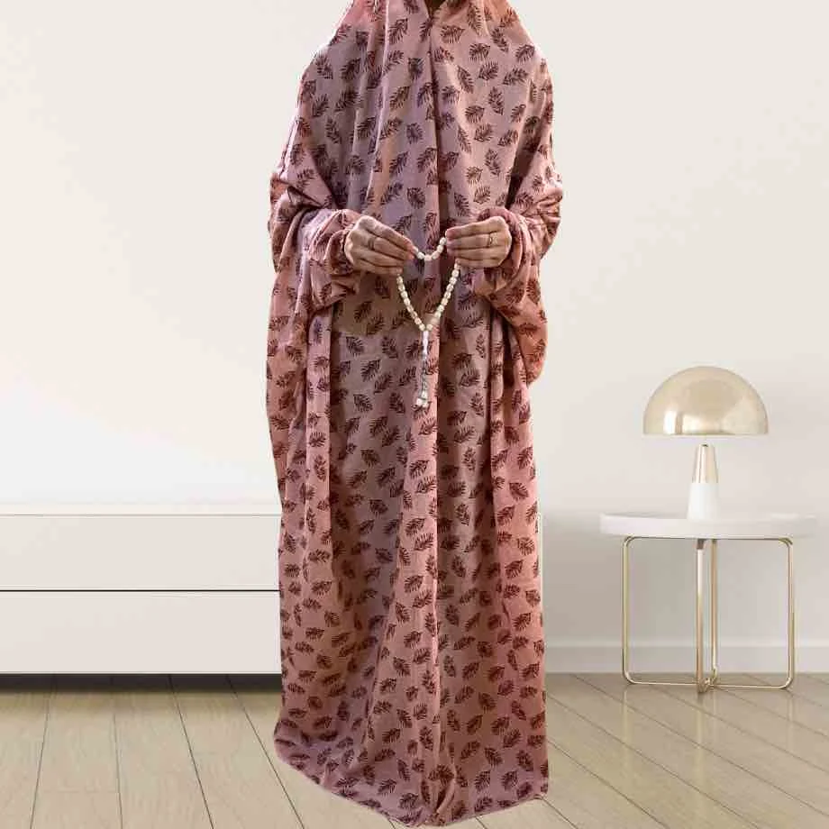 Namaz Chadar with sleeves Arabic Namaz Chadar Clothifydotpk