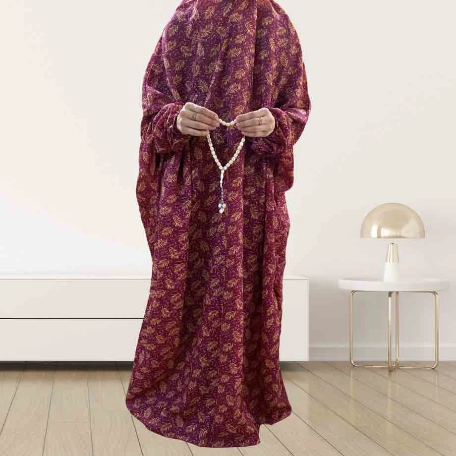 Namaz Chadar with sleeves Arabic Namaz Chadar Clothifydotpk