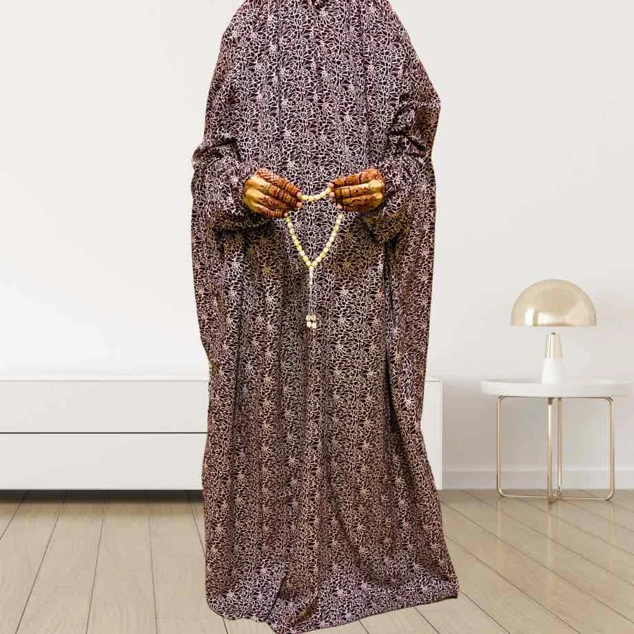 Namaz Chadar with sleeves Arabic Namaz Chadar Clothifydotpk