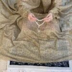 Printed Namaz Chadar with sleeves CLOTHIFYDOTPK