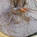 Printed Namaz Chadar with sleeves CLOTHIFYDOTPK