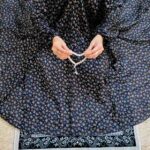 Printed Namaz Chadar with sleeves CLOTHIFYDOTPK