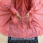 Printed Namaz Chadar with sleeves CLOTHIFYDOTPK