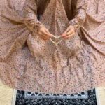 Printed Namaz ki Chadar with sleeves CLOTHIFYDOTPK