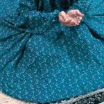 Printed Namaz Chadar with sleeves CLOTHIFYDOTPK
