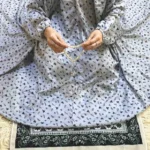 Printed Namaz Chadar with sleeves CLOTHIFYDOTPK