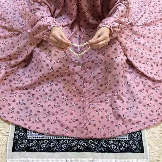 NC_87_0674 - 21 Namaz Chadar with sleeves Irani Chadar CLOTHIFYDOTPK